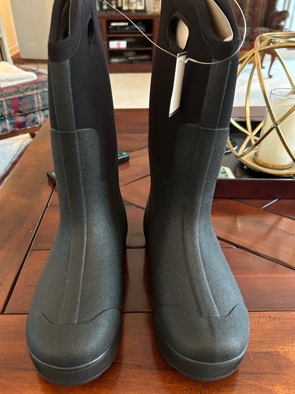 Bogs Black Waterproof Pull-On Rain Boots